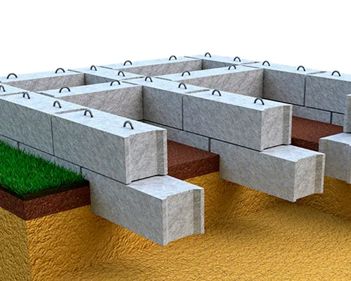 Фундамент из ФБС